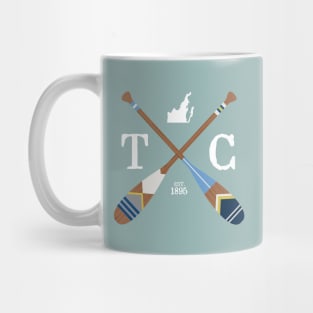 Paddle TC, Traverse City Painted Oars Mug